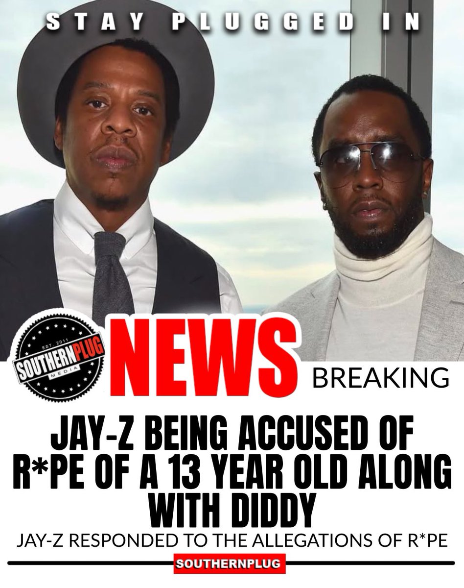 SouthernPlug's tweet image. Jay-Z responds to rape allegations