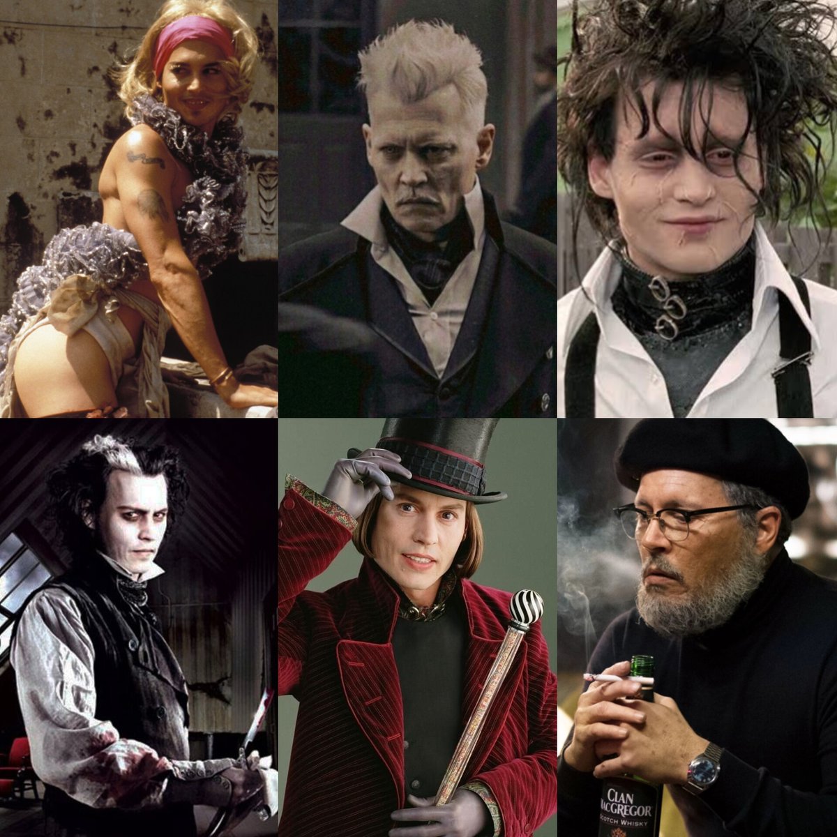 deppbrazilfc's tweet photo. ✨️ "Johnny Depp" and "same characters" don't exist in the same sentence. https://t.co/cPsn23ozRe