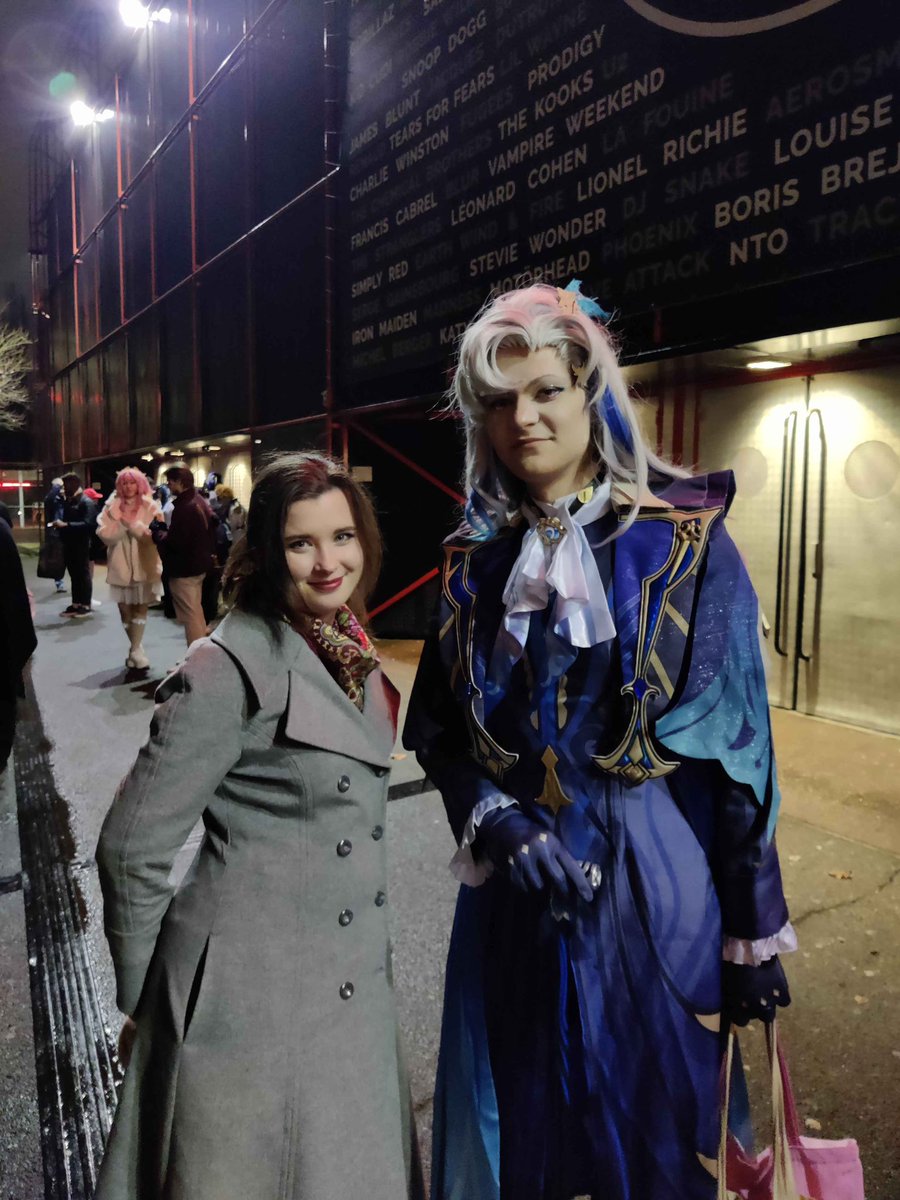 gremlinngremlin's tweet photo. Aaaa #GenshinConcert was amazing!!! Such a wonderful show and surprised us with Natlan OST at the end! Saw so many cosplayers too:D absolutely worth the trip to Paris ❤️ https://t.co/moPHoyXXp6