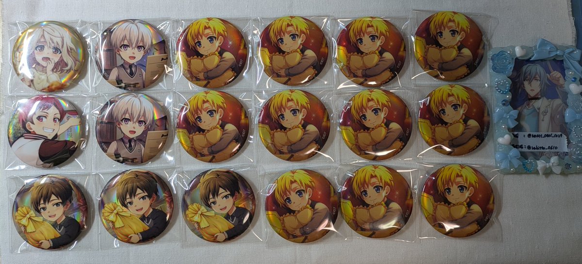 rabitto_0610's tweet photo. 【買取/譲渡】アイナナ アイドリッシュセブン  缶バ 缶バッチ 8th Anniversary 8周年 グッズ ベビコミュ ショタ缶バ

ーー譲ーー
ベビコミュ:大和3 壮五1 ナギ11 トウマ 巳波

8周年: 三月1 龍之介1(外出中のためお写真は後程)

ーー求ーー
定価(＋送料)

↓↓↓続 https://t.co/5goBMUSvzm