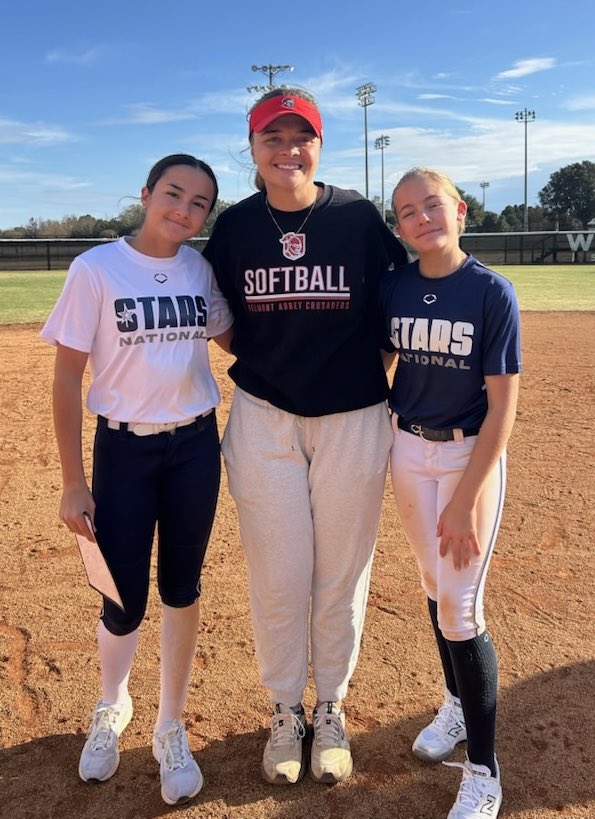 Had fun today at camp with my teammate <a href="/MaddieDiaz2028/">Maddie Diaz 2028</a>.  Got a lot of reps and feedback.  Thank you coaches for all the feedback and encouragement.  

<a href="/starsnationalfp/">Stars Organization</a> <a href="/StarsNatWalker/">Stars National Walker</a> <a href="/Winthropsoftbal/">Winthrop Softball</a> <a href="/CoachFuller7/">Coach Fuller</a> <a href="/AbbeySoftball/">Abbey Softball</a>