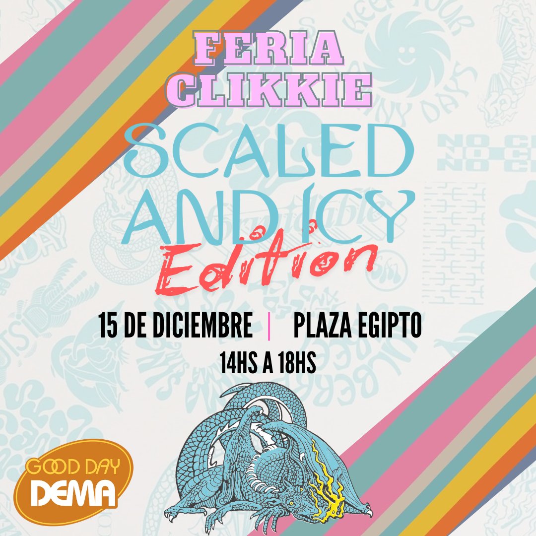 feriaclikkiearg's tweet photo. Feria Clikkie este 15 de diciembre!!!

Los esperamxs para recibir SAI y estamos a una edicion de clancy. Nos vemos donde suene good day 🌼

#joshler #joshdun #tylerjoseph #tysh #lavish #twentyonepilots #clancytour #tøp #Argentina @infopilots @pilotsnewsarg @twentyonepilots https://t.co/8QtwtTGJdO