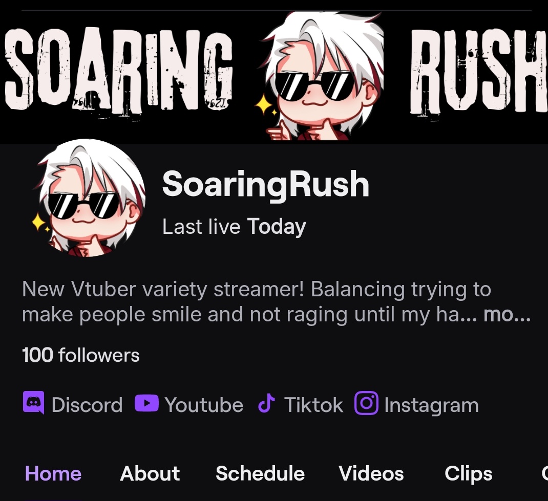 Another Milestone reached!!! Thank you everyone for the support and believing in me!!! #milestone #vtuber #TwitchStreamers