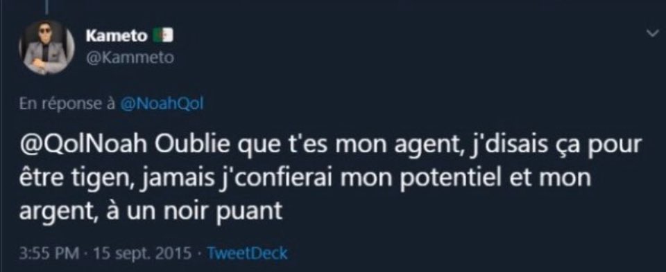 Ekkarusu's tweet photo. @HugoMazouz1 J’espère que t’as été faire le même reproche a kameto du coup ? https://t.co/4t2dfzMUir