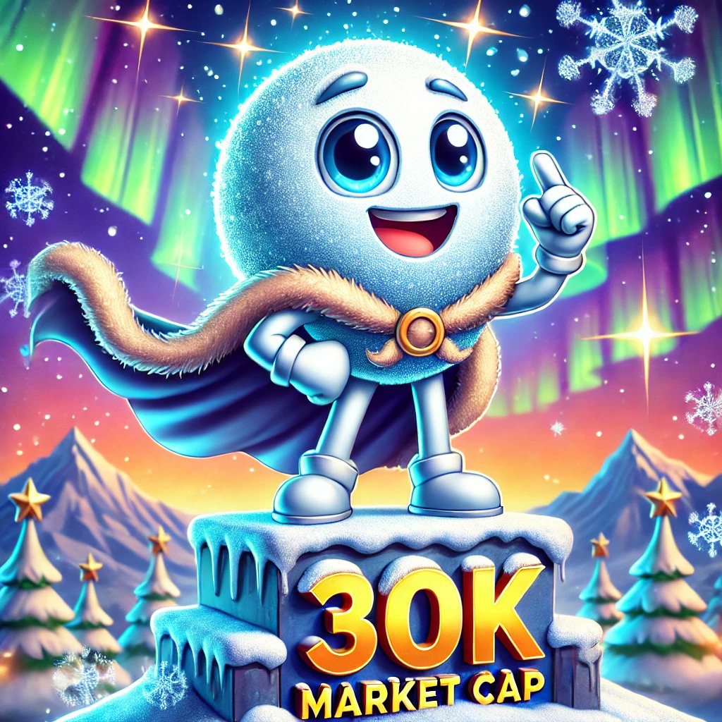 SnowBallADA's tweet photo. ❄️🚀 We’ve done it – Snowball has hit 30K MC! 🎉
From a tiny flake to a heroic force, we’re unstoppable! 🌨️ The avalanche keeps growing, and this is just the beginning.
Buy here- https://t.co/QY0RM408fZ
#SnowBall #SNBAL #30KMC #Cardano #ToTheMoon https://t.co/TFkkHoXHaA