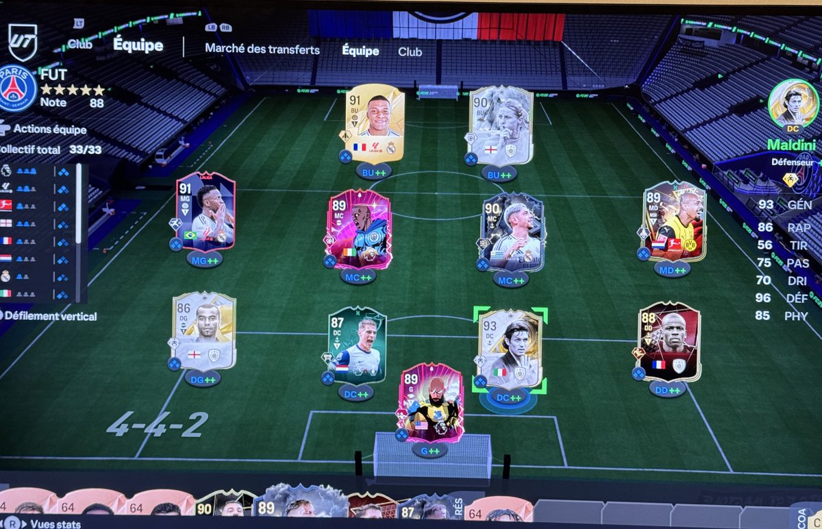 Famousjiji's tweet photo. @ThipOff Salut Thip,
Division 1 actuellement pas trop jouer cette semaine mais généralement div élite 
13 en Fut Champion 
20K actuellement avec Valverde,yaya touré,smith et Maldini dernier arriver vendable.
Bonne soirée et bonne vidéo. https://t.co/ie6ovHF41M
