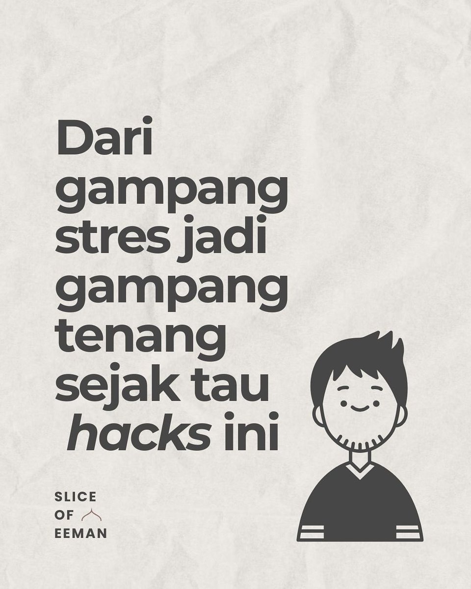 Dari gampang stres jadi gampang tenang sejak tau hacks ini.

A Thread