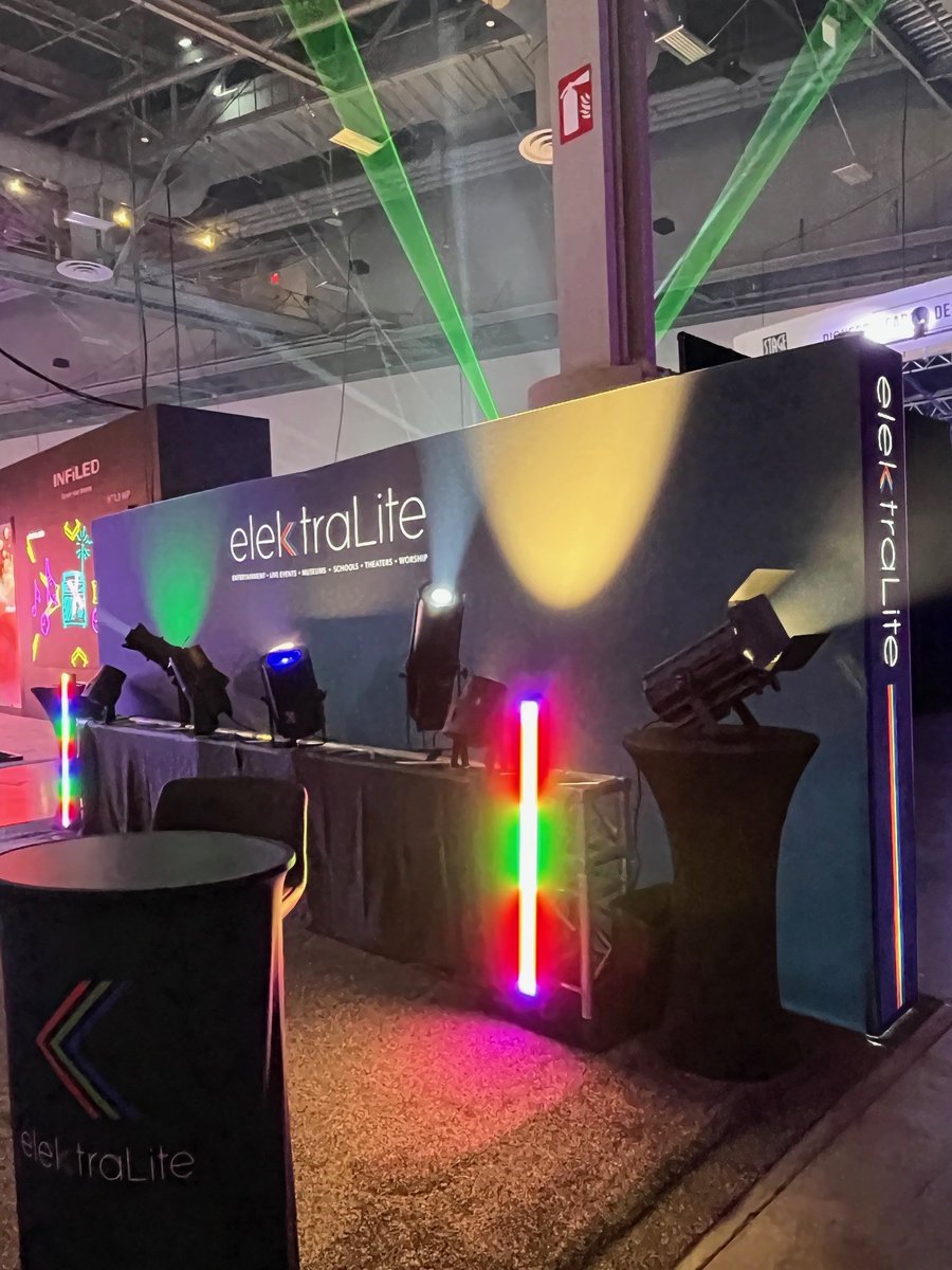 elektraliteled's tweet image. It's Day 1 at @LDITradeshow! Stop by elektraLite Booth 2069 to demo our latest product releases including the elektraBar Vibe, Aero, and Ocular fixtures. Don't miss out on some must-have swag as well! 🤩 Get a FREE pass with code: 10271 #LDI2024 #myelektraLite #LEDfixtures