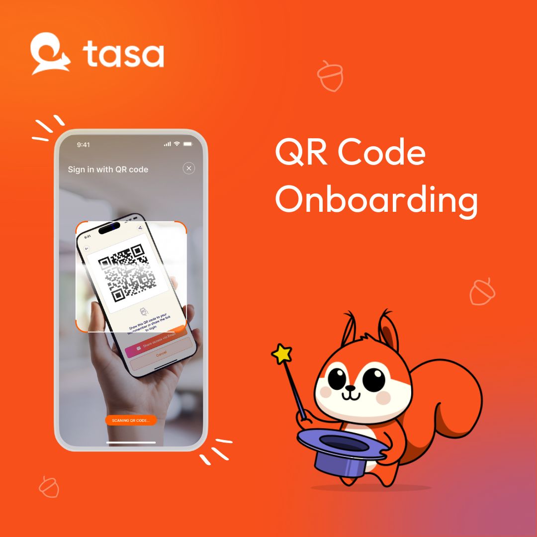 TasaApp's tweet photo. Easy setup, easier results. With Tasa’s QR onboarding, bring your team together in a flash: just scan, join, and dive into a new way of collaborating. Because great teamwork starts with smart tools ✨ #tasaapp #qrcode #onboarding #teams #productivity #apps #hacks https://t.co/FxSqIfPuW5