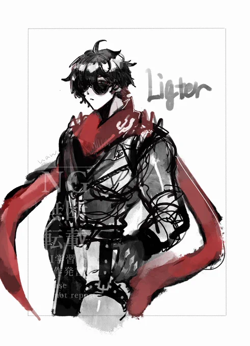 プロクリのデフォブラシあまりに楽しい!ゼンゼロのライトさんrkgk #lighterzzz 