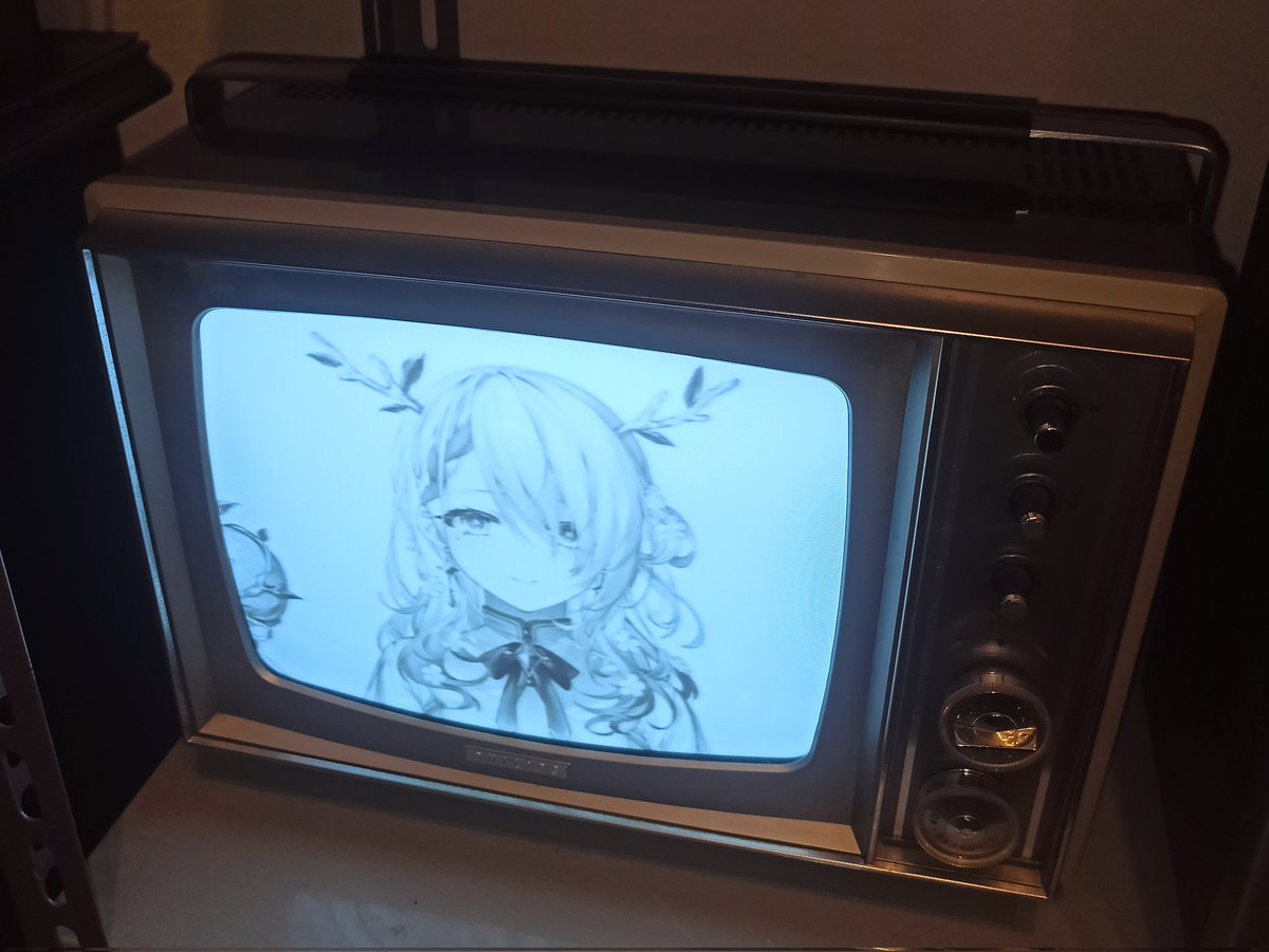 telewaifus's tweet photo. Philips 11TD522 Fernseh Philetta - 1965
@ceresfauna - Hololive

#FineFaunart https://t.co/vmVm7alZmI