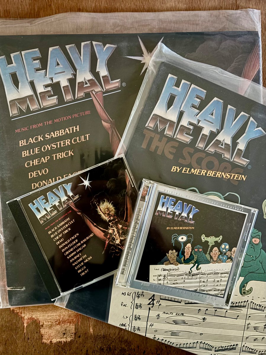 Clay_Staub's tweet image. Choose your HEAVY METAL Soundtrack’s wisely, Vinyl or CD?
#HeavyMetalMagazine