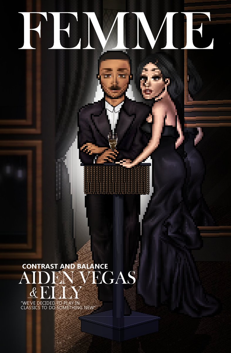 Um encontro entre o avassalador mistério masculino e a envolvente sedução feminina, traduzem o inestimável poder da junção do pop e da música alternativa. 
Aiden Vegas e Elly manifestam esse sentimento na nova capa da FEMME!