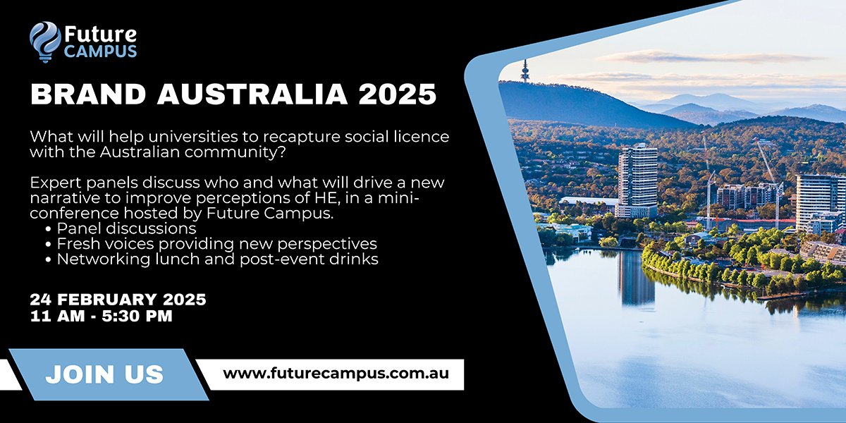 Brand Australia 2025 is a one-day conference that will feature panels of experts from diverse perspectives, providing an opportunity to explore perceptions of HE, and discuss who should really be shaping the future of the sector. 

loom.ly/RBeaV8Y

#HEEvents #HEAus
