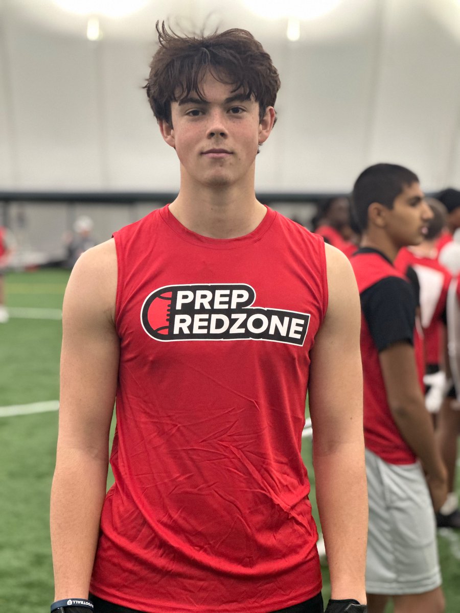 PRZVicCastillo's tweet photo. @Trey_McFadden5 shown below. Easily one of my favorite prospects to watch today.

6’3, 190 pounds, 3.5 GPA, 2026 out of Montgomery HS

You can see how the big man eats up cushion with a purpose below. McFadden was separating against DBs who were otherwise much quicker than he. https://t.co/qVwDZ4tGIH