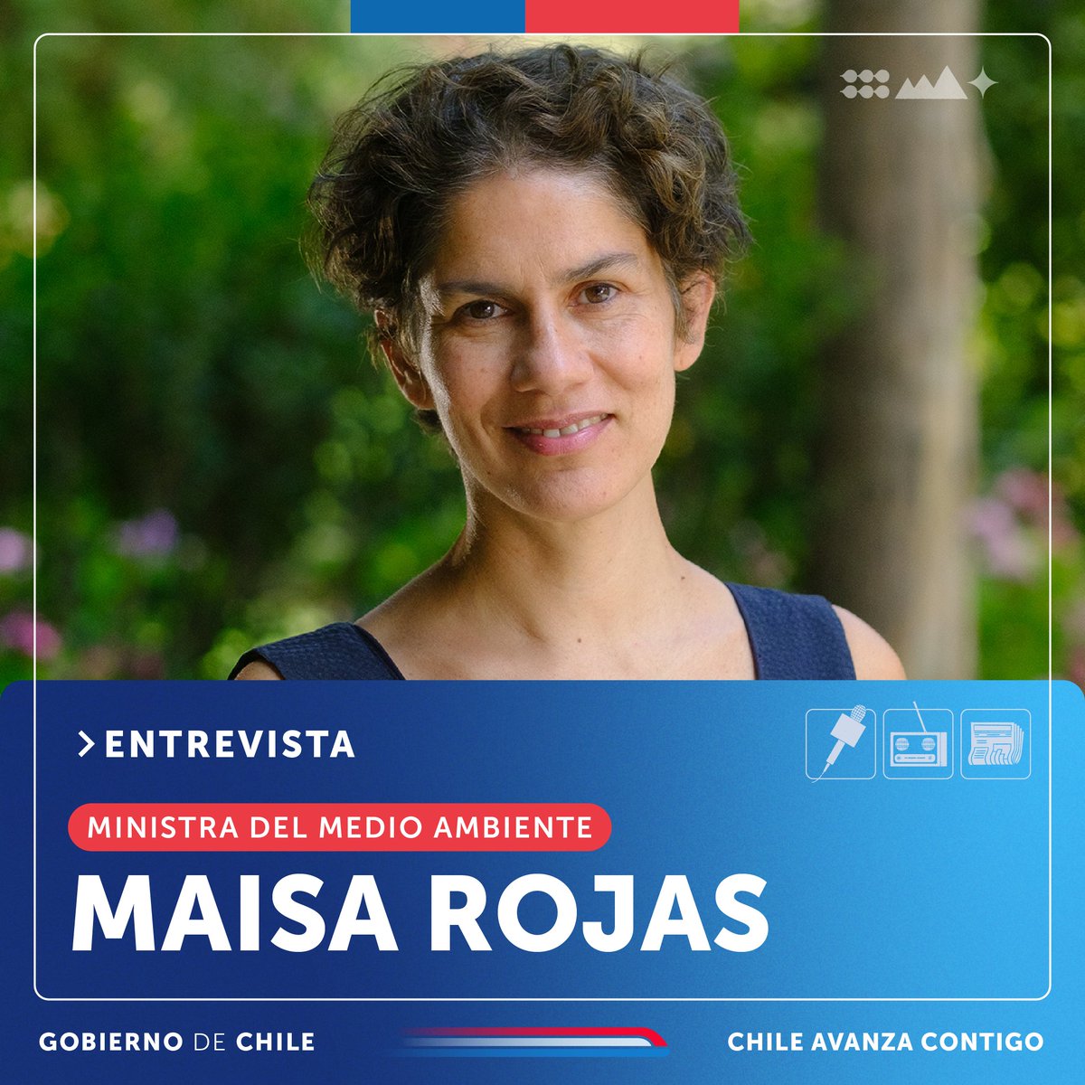 GobiernodeChile's tweet photo. La ministra de @MMAChile, Maisa Rojas, estará en @CANAL_13C desde las 22:30 h. https://t.co/fJHfecPJtd