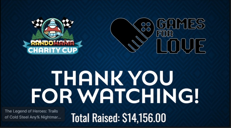 GamesForLoveorg's tweet photo. Thanks to @Kazoodl3 and everyone who participated in #randomania.  It was an awesome 3 days!!! https://t.co/PIHl2JwSAw