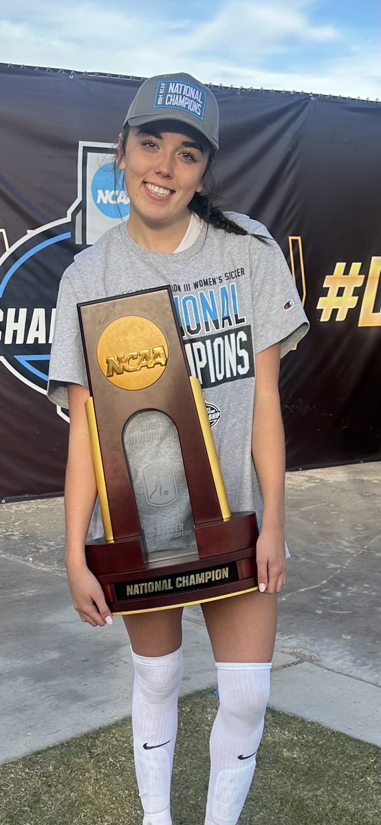 dpfoley11's tweet photo. Congratulations to Madison Foley and the entire Wash U Women’s Soccer Team! A well-deserved National Championship! https://t.co/9wwQf2XIym
