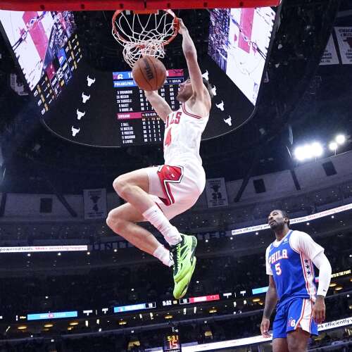 A Bulls comeback attempt fell short in a 108-100 loss to Philadelphia on Sunday. What will it take for this team to finally show improvement? dailyherald.com/20241208/chica…