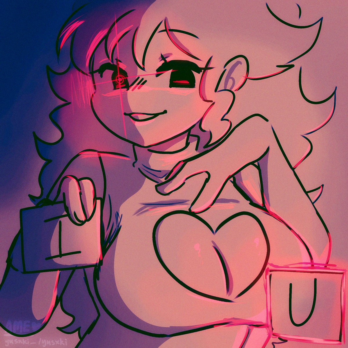 yusxki_'s tweet image. i❤️u
#fnf #fridaynightfunkin #art