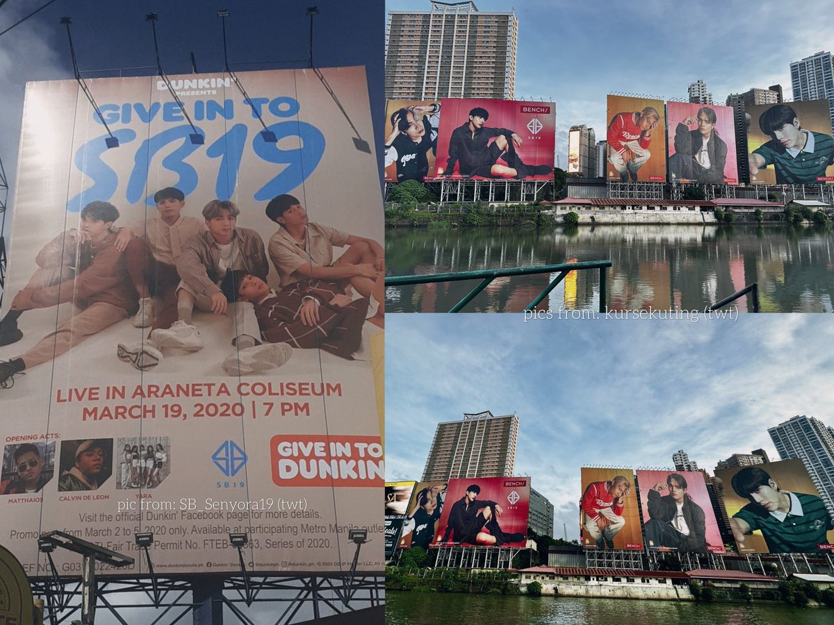 esbi_yaya's tweet photo. :"edi ipa-billboard niyo!"

dunkin - their first ever billboard
bench - first to give EACH member their OWN billboard 

will never get tired of seeing those pretty faces everywhere lol 😌🫶

ALL OUT FOR SBENCH19
@SB19Official #SB19
#BENCHxSB19 https://t.co/L5DA8SoNlJ