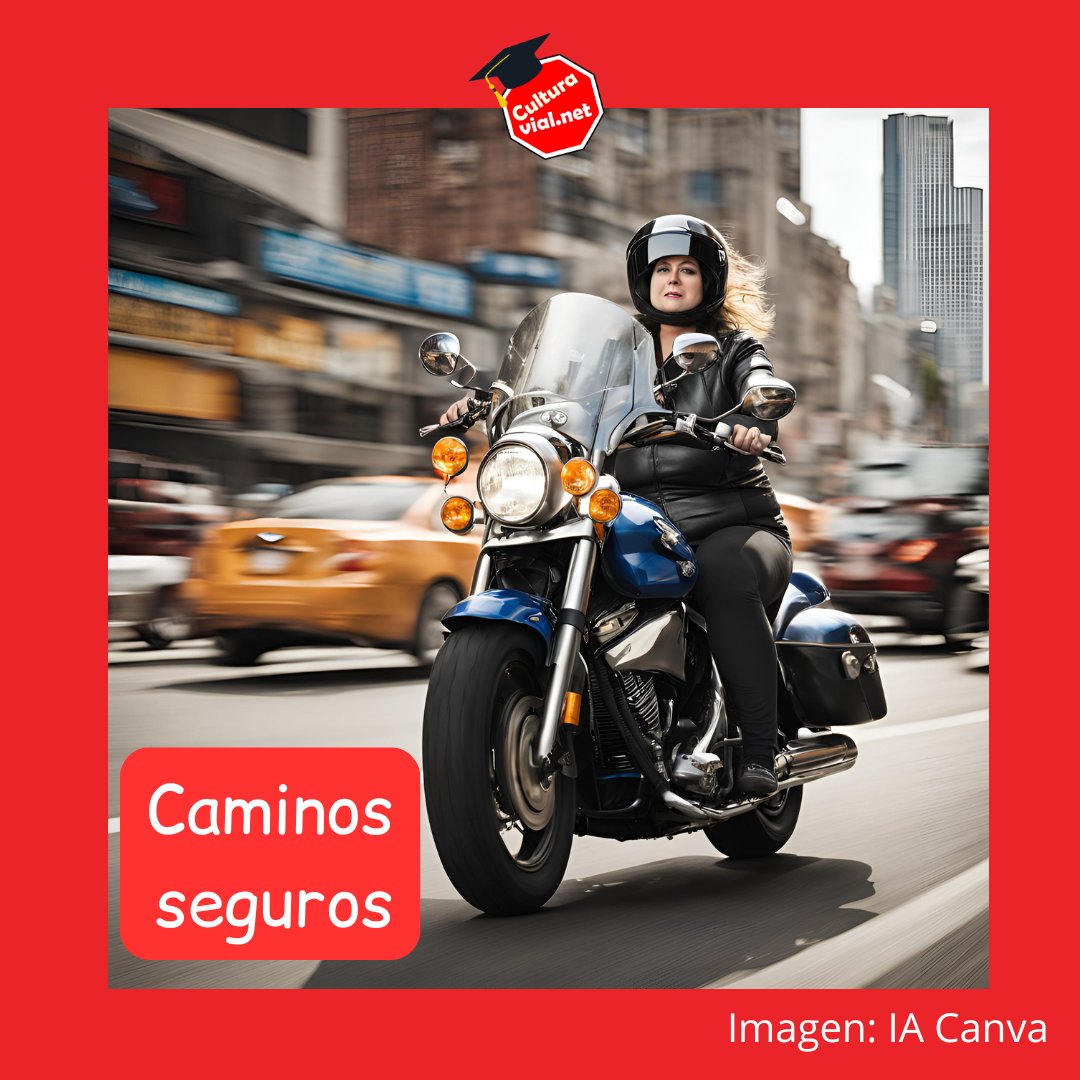 Los #CaminosSeguros para mujeres en motocicleta fomentan la movilidad y la confianza en este medio de transporte. Es recomendable optar por rutas con buena señalización y mantenimiento, preferiblemente en áreas menos transitadas donde el tráfico sea ligero. Además, es útil