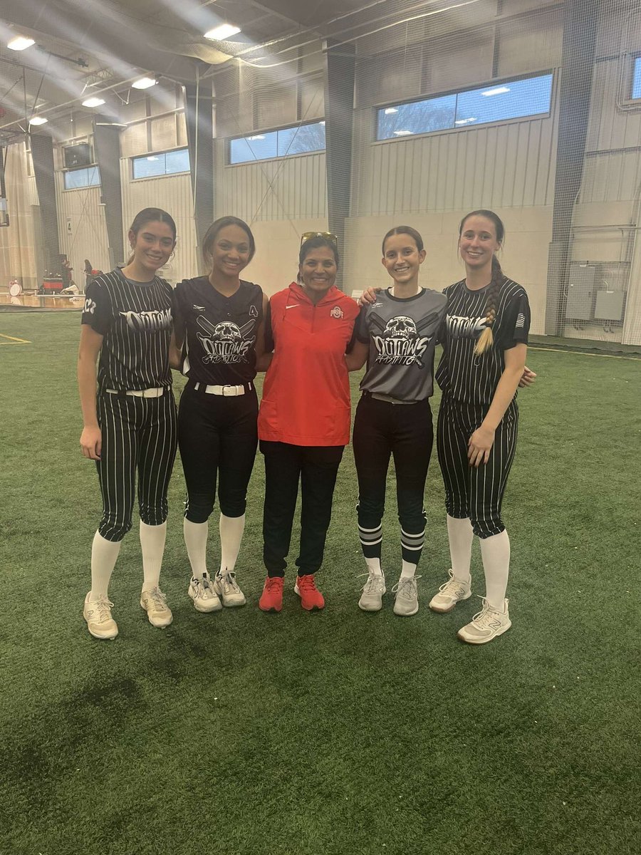 Kaliana Ray 2027 (@kalianaray) on Twitter photo Amazing camp at <a href="/OhioStateSB/">Ohio State Softball</a> today. I learned a lot and definitely am looking forward to coming back! Very glad to see <a href="/emily_pleva11/">Emily Pleva</a> <a href="/AedreAult/">Aedre Ault 2028🥎</a> <a href="/WhitneyDavis_sb/">Whitney Davis</a> at the camp too! Go Bucks❤️🤍
<a href="/Coach2K_OSU/">Kirin Kumar</a> <a href="/Coach_mcGuem/">Matthew Guemmer</a> <a href="/VoganOhio/">OhioOutlawsVogan</a> <a href="/SoftballFitch/">Fitch Softball</a> Amazing camp at <a href="/OhioStateSB/">Ohio State Softball</a> today. I learned a lot and definitely am looking forward to coming back! Very glad to see <a href="/emily_pleva11/">Emily Pleva</a> <a href="/AedreAult/">Aedre Ault 2028🥎</a> <a href="/WhitneyDavis_sb/">Whitney Davis</a> at the camp too! Go Bucks❤️🤍
<a href="/Coach2K_OSU/">Kirin Kumar</a> <a href="/Coach_mcGuem/">Matthew Guemmer</a> <a href="/VoganOhio/">OhioOutlawsVogan</a> <a href="/SoftballFitch/">Fitch Softball</a>