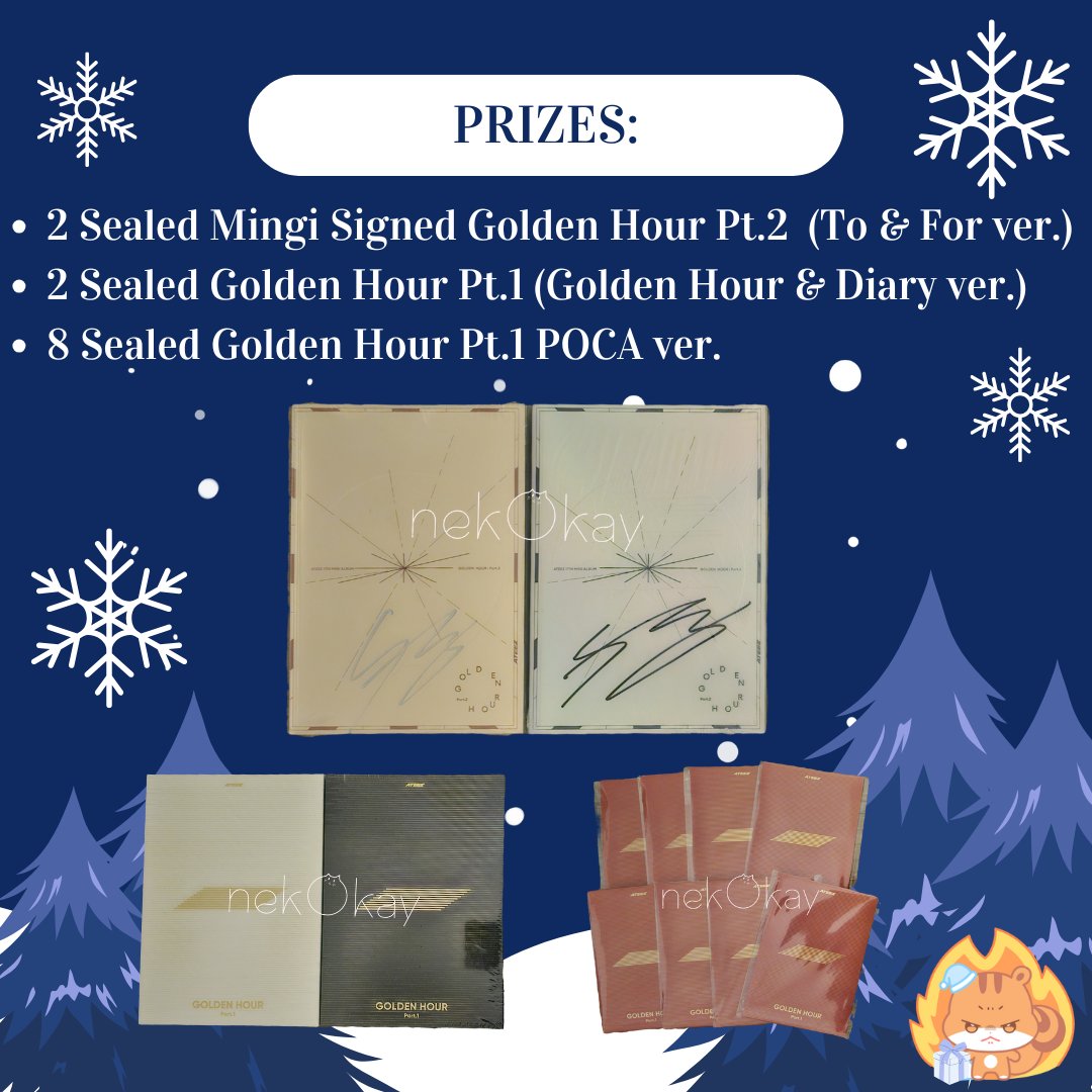 ❄️ JJOONGRAMI'S HOLIDAY GIVEAWAY ❄️

🌐 OPEN WORLDWIDE 🌐
 
☃️ 12 WINNERS ☃️
❅ All winners are free to also pick some PCs from my dupe collection
❅ Closes 12/18 @ 8PM CST

#ateez #에이티즈 #ateezgiveaway #atiny #hongjoong #seonghwa #yunho #yeosang #san #mingi #wooyoung #jongho