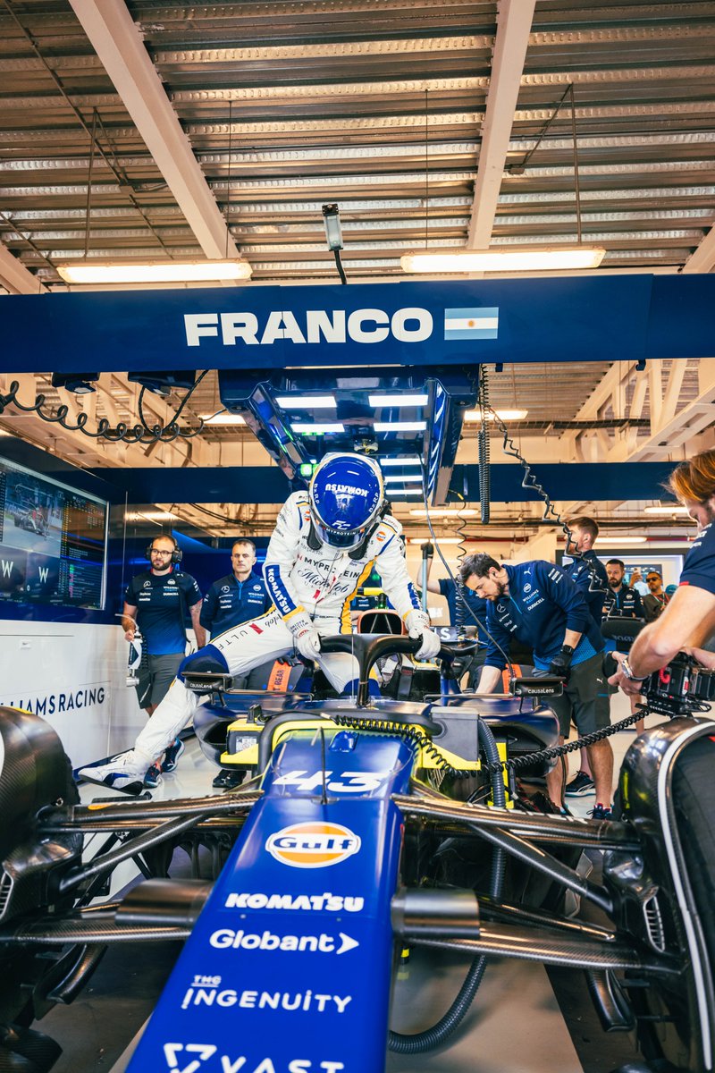 Globant's tweet image. Since this dream started until your last race in 2024 😉, we are proud to share this journey with you. 🤜🤛 @FranColapinto, thanks for making us dream big! 🏎️🏁

#ColapintoToF1In2025 #AbuDhabiGP @williamsf1