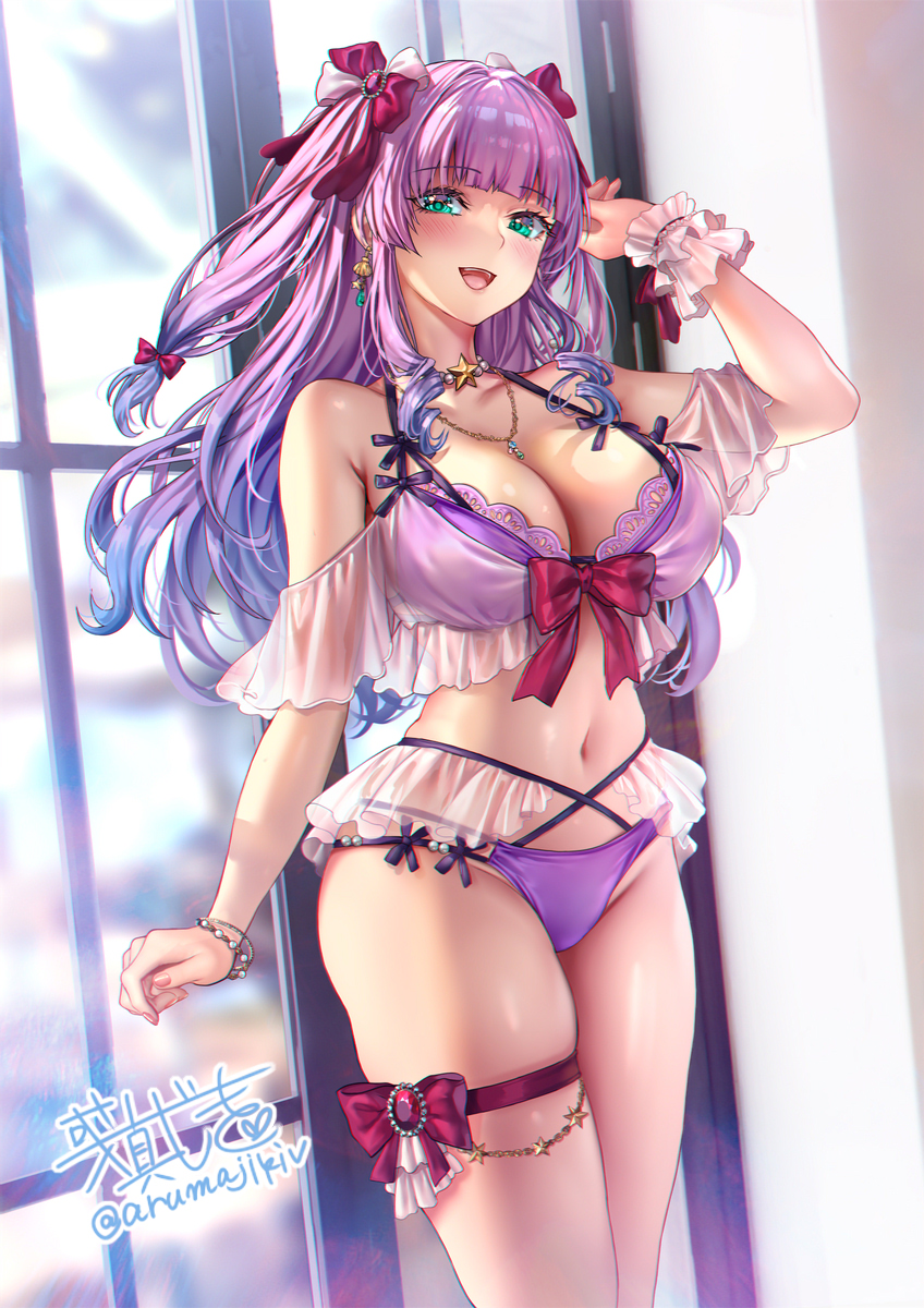 【Skeb】Vtuberの紫月かなでさん(@kanade_shizuki)のイラストを描かせていただきました。
Vtuberのイラストは初めてだったので新鮮でした。普段描けない髪色やロング、衣装もすべて楽しかったです～! 