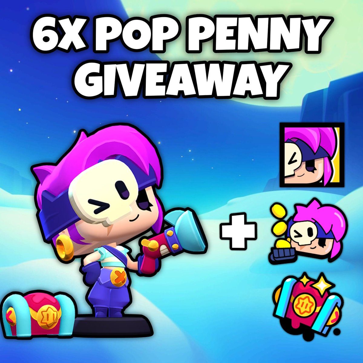 nezplayz_yt's tweet photo. 🎁 6x #PopPennyGiveaway

To enter:
• Like
• Retweet
• Follow @nezplayz_yt @BlizzBrawlStars @JimboBS54
• Comment the best part of the #ToyStory update
 
Winners announced 12/13 🍀

#BrawlStars https://t.co/WYmbk7AcTo
