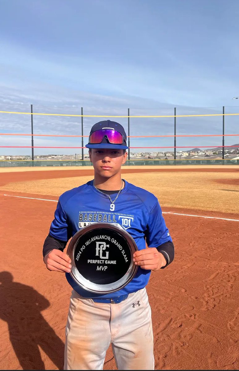 Pg_Nevada's tweet photo. 18U Perfect Game Nevada Avalanche Grand Slam GOLD Championship Game Results:

Champions:  Baseball 101 - Pagan/Lake/Raborn
MVP: Johnathan Ramos
MVPITCHER: Hunter Zierleyn
Finalists: Florida Pokers

 #PG #perfectgame #baseball #youthbaseball #tournament #pg_nevada https://t.co/zNJ0TjtdqI