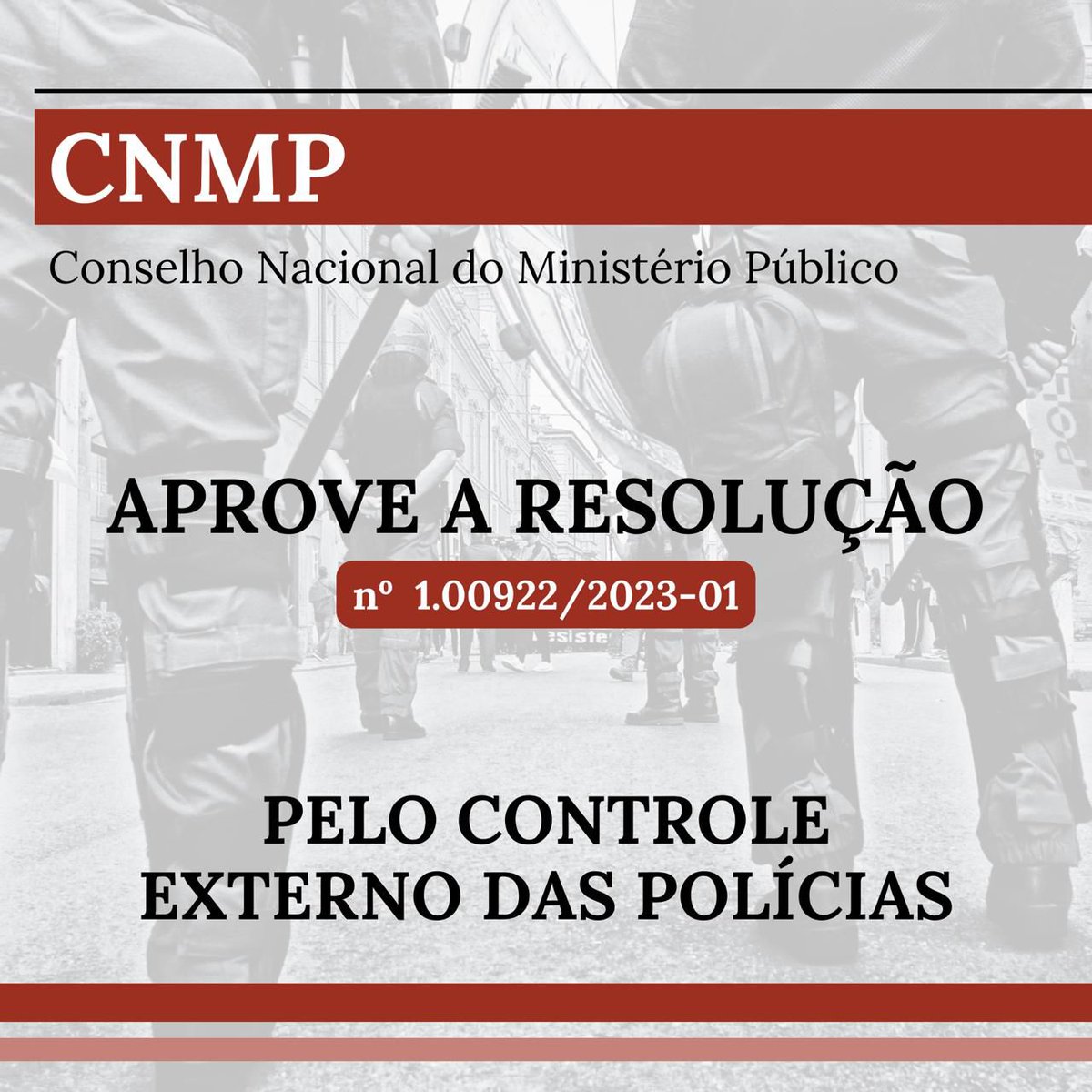 *NOTA DE APOIO A RESOLUÇÃO DO CNMP SOBRE CONTROLE EXTERNO DAS POLÍCIAS*_O *Fórum Popular de Segurança Publica do Estado do RJ, o ISER, o Cejil, IDJM  ,a Rede de Comunidades contra Violência e a Rede 👩🏿‍💻 _*Link para assinaturas de adesão*_ forms.gle/aiY7VMERV6TEHY… muito dia