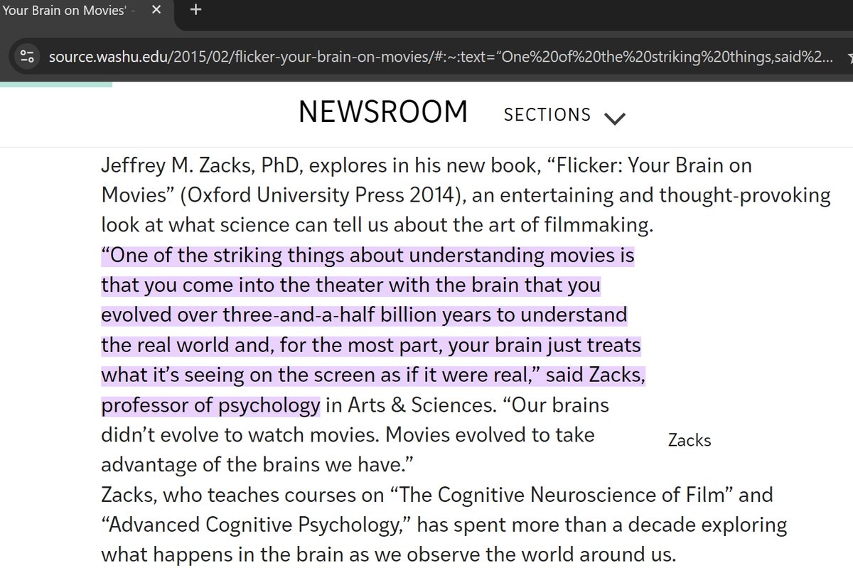 Ekranda gorduklerimizi beynimiz gercekmis gibi algiliyormus.