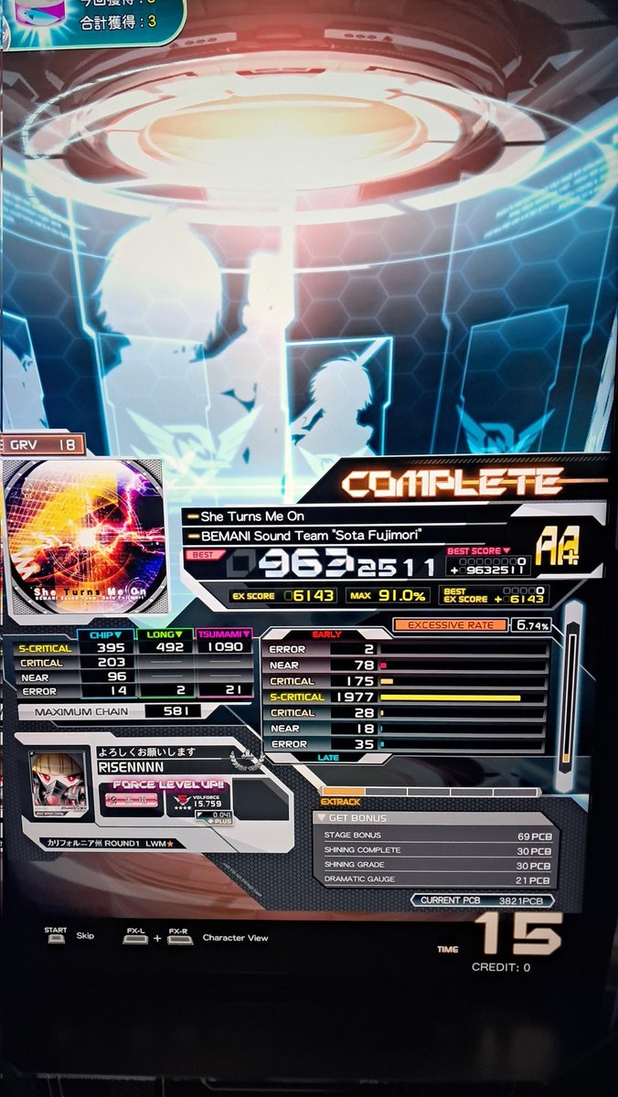 Been playing on and off for a bit now and finally hit 17VF on cab 👍 fun game. also some random scores