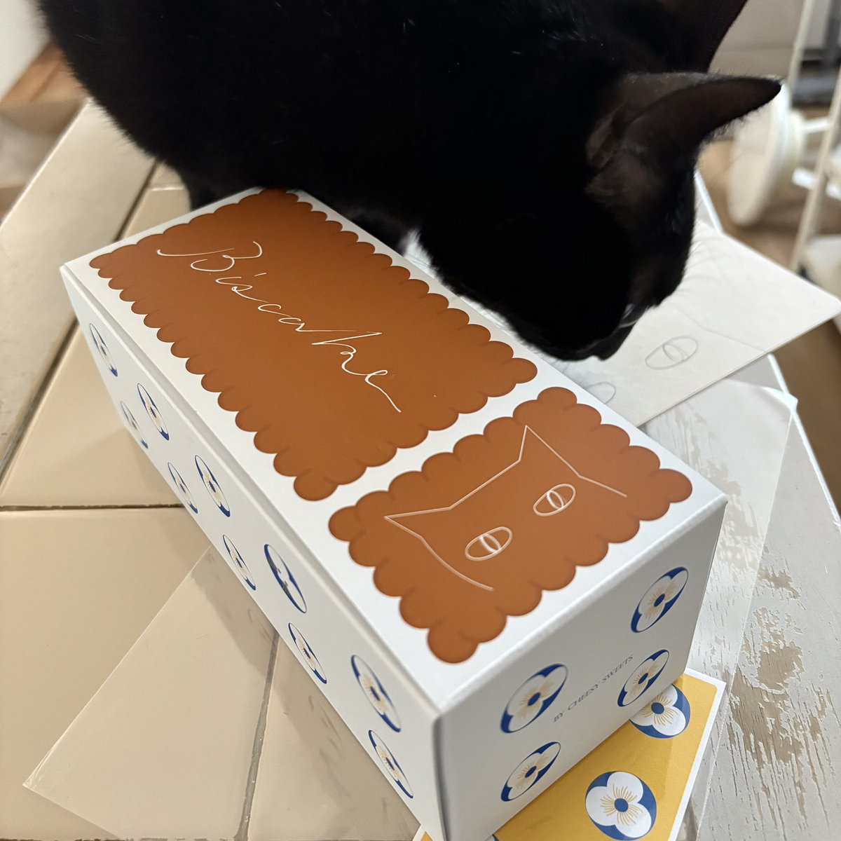 nuit_co's tweet photo. 自分用のクリスマスケーキ届いた
いえーい
#biscake #cheesypoche #cheesysweets https://t.co/qm9M71HCju