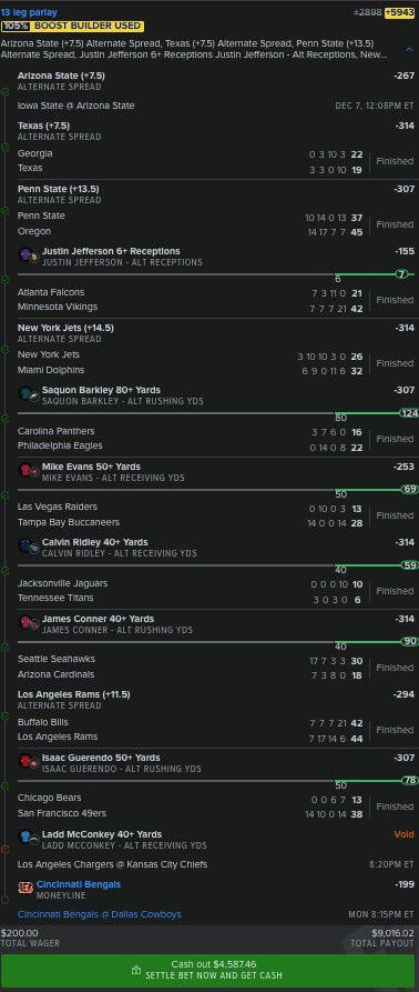Overdogwinners's tweet photo. ALL COMES DOWN TO THE BENGALS 

$500 giveaway to someone who likes / retweets if this hits!!

https://t.co/TcBrcW3rbD https://t.co/1JRsXGtLuf