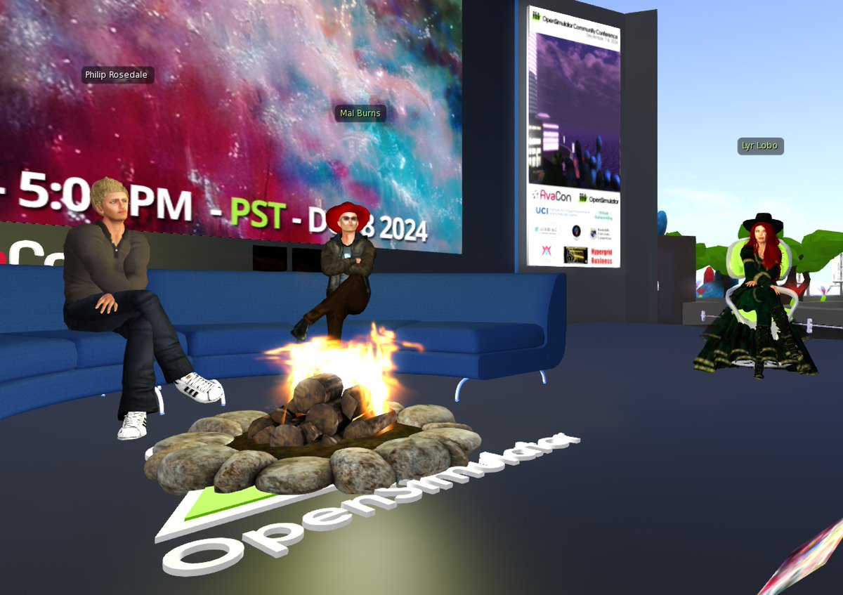 Lo_Rezzed's tweet image. fireside chat with @philiprosedale @opensimcc
