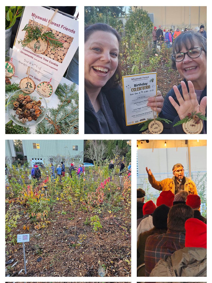 Sunday celebration of Shoreline's Miyawaki Forest 1st birthday.  It was a gift to experience storytelling from Roger Fernandes.

shorelinehistoricalmuseum.org/exhibits-to-se…