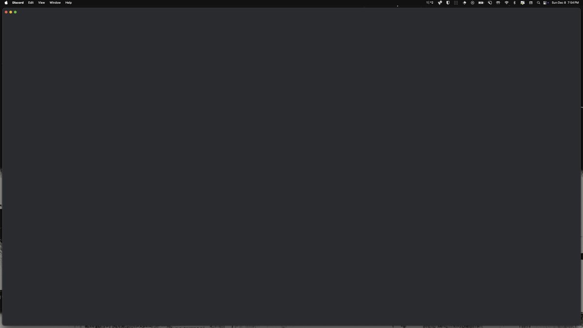 i love electron ! ! !

this is the state of modern applications, here we have discord:
>has 10 updates everytime i launch it
>opens, but fully gray window, i cannot use it

what the fuck is this