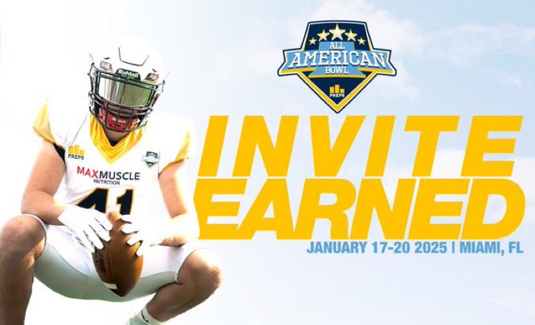 Thank you <a href="/PP_All_American/">All-American Bowl by Podyum Preps</a> for the invite.
