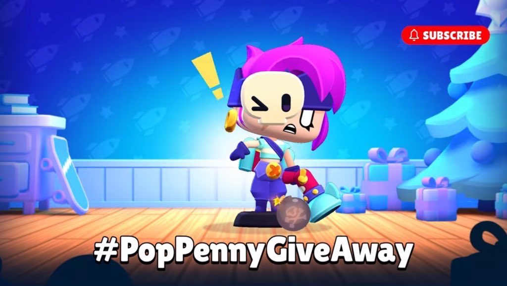 #PopPennyGiveaway! 

To enter:
◾︎Follow <a href="/Moya_bs/">CR Moya</a> <a href="/Gleam_bs/">ぐりーむ！⚔️</a>
◾︎Like &amp; Repost this tweet ❤️ ♻️ 
◾︎Comment Any Emoji 💬

#BrawlStars #ToyStory