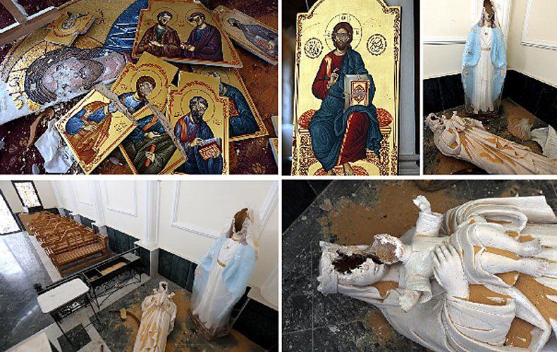 aleksandraopal2's tweet photo. Порука ☦️Хришћана из Сирије: 

Нама Сиријским Хришћанима су наше породице масакриране, наше цркве спаљене, наше жене силоване, наше монахиње киднаповане, а наши свештеници обезг��ављени од стране Турске и Израелских терориста!
⬇️ https://t.co/5FmIU9QzQA
