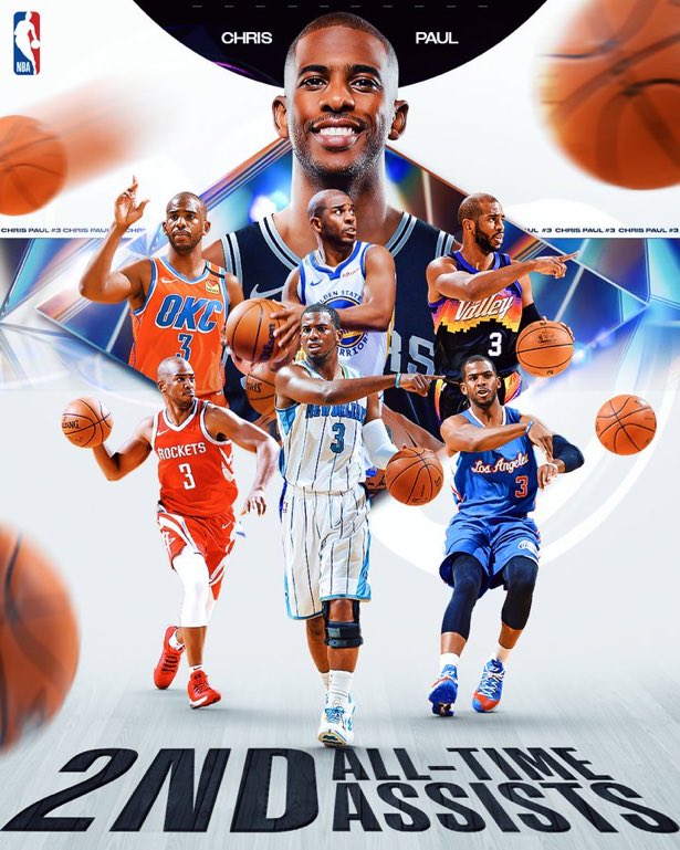 Jcortes3220's tweet image. Congratulations @CP3 🎉🍾CP passes Jason Kidd for 2nd place on the all time assists list!🔥🔥🔥
#CP3  #JasonKidd #NBA