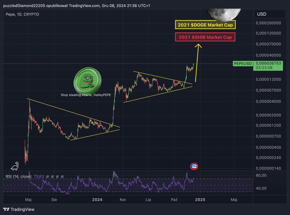 Plazma0x's tweet photo. $PEPE has the best looking chart in crypto right now. https://t.co/DUASGoWWko