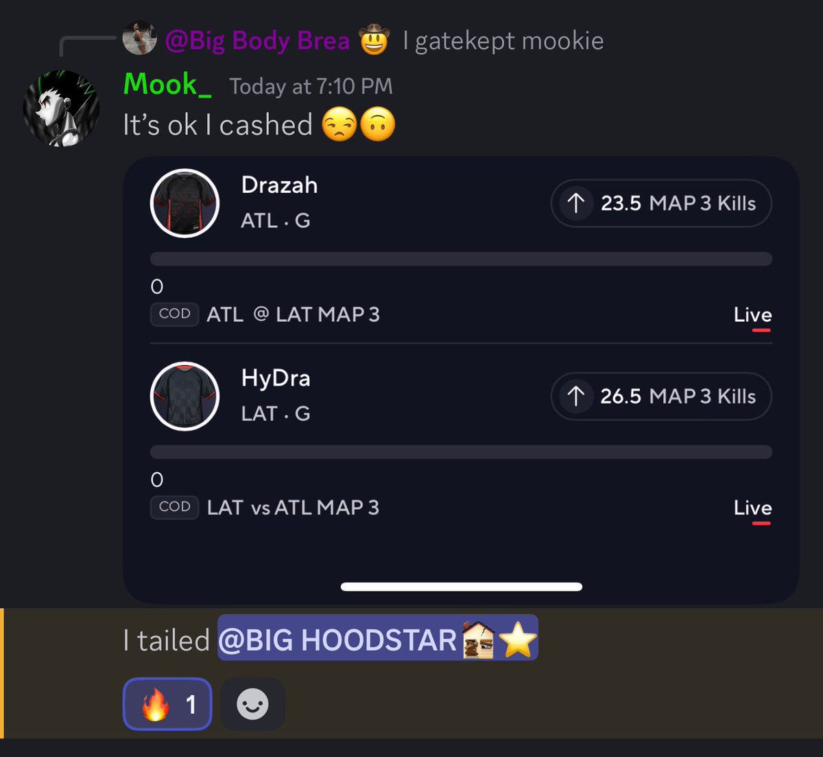 HOODSTARZ_'s tweet image. Yea yea🔥🔥🔥🔥🔥🔥🔥
#codplays | #cod | #prizepicks | #freeplay | #GamblingX | #Gamblingtwitter | #chalkboardhq | #nfl | #PlayerPro | #nba | #FreePicks