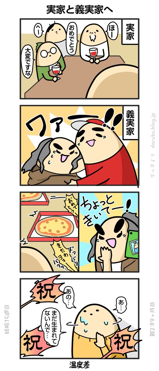 親に妊娠の報告をする
https://t.co/H4Ea1Rjyz0 ←オマケ 