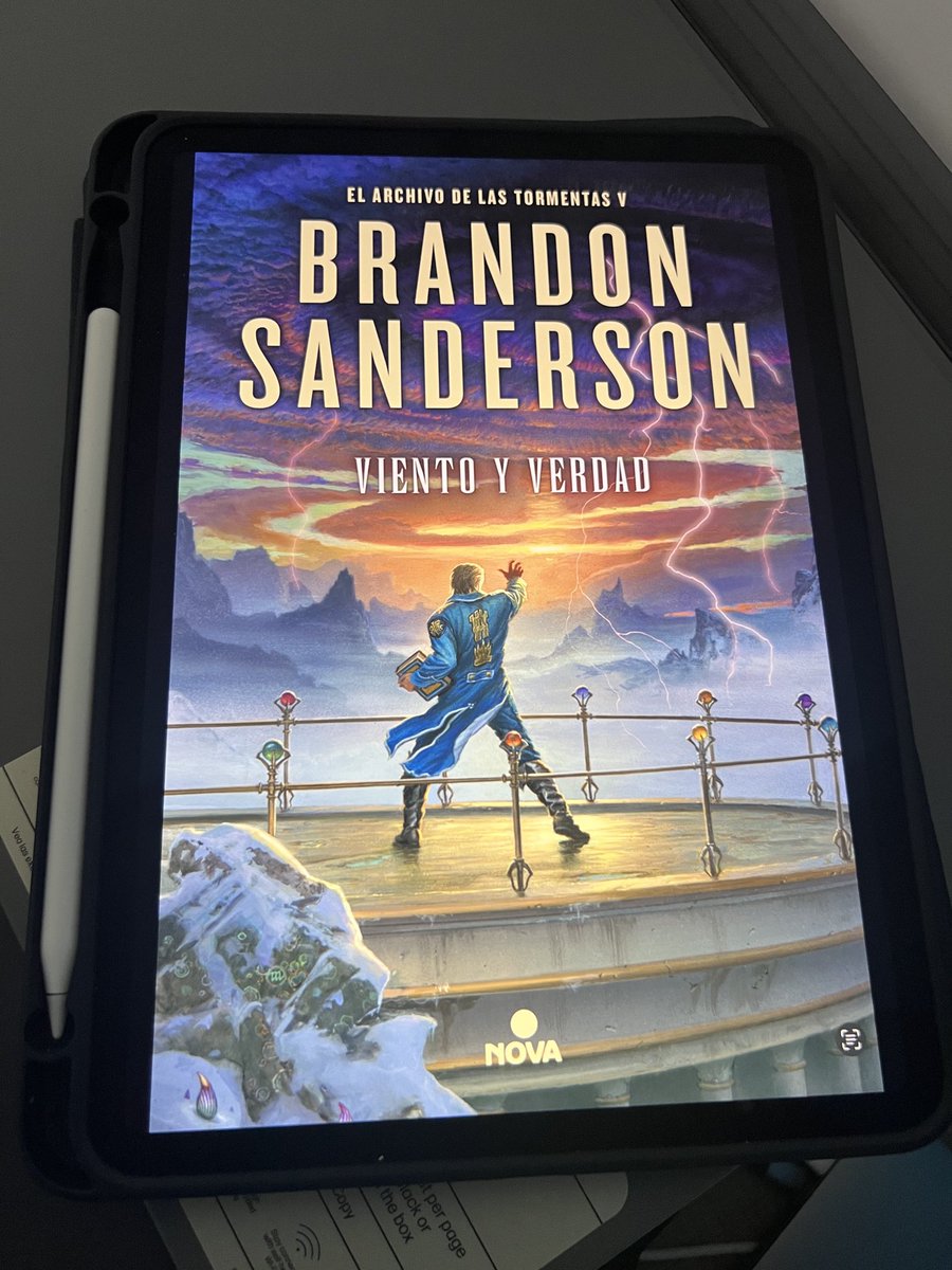 AndresCs3's tweet photo. Listo para viento y verdad.  #cosmere #stormlightarchive https://t.co/HxyVuuA5px