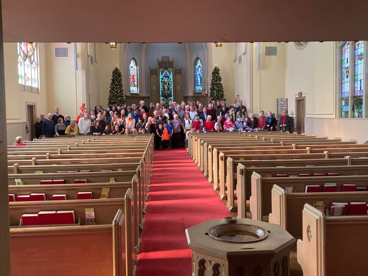 CraigASatterlee's tweet photo. Happy 120tb, Trinity/Kazoo! Beautiful liturgy and music, choir and brass. Conversation about Jesus in Sunday school. Quite an uplifting Sunday! https://t.co/UyjT29YwOC