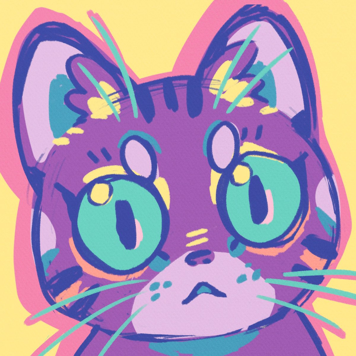 ErbyDraws's tweet photo. I drew my cat chichi #catportrait #procreate https://t.co/FDrgRL1egf